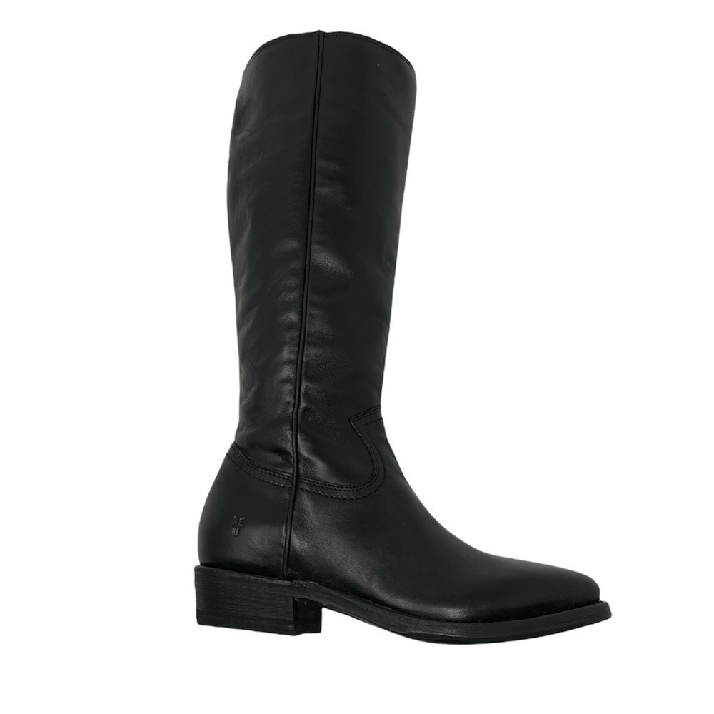 Frye Billy Inside Zip Tall Black Boots Size 6